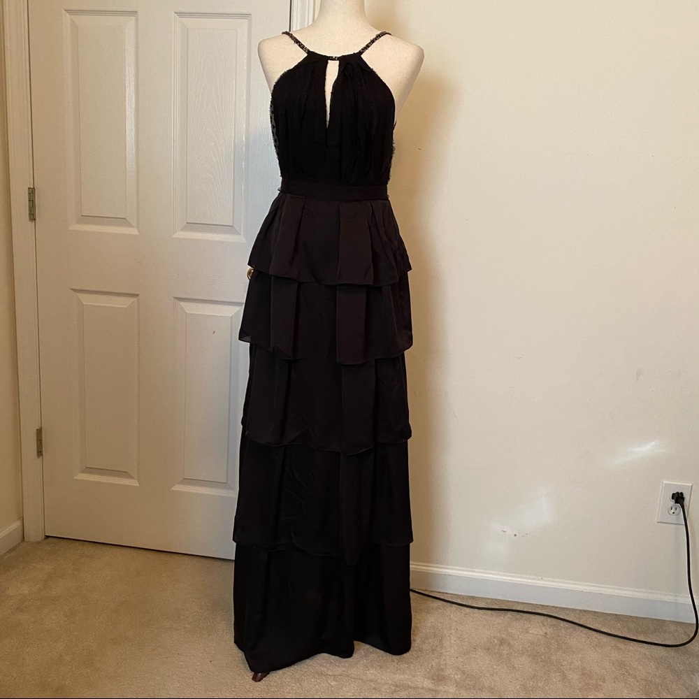 BCBGMAXAZRIA Black Maxi Dress.